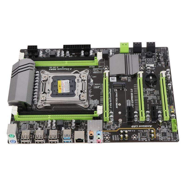Planet Gates 1pc X79 Turbo moederbord LGA2011 ATX USB3.0 SATA3 PCI-E NVME M.2 SSD ondersteuning REG ECC geheugen en Xeon E5 processor Newest