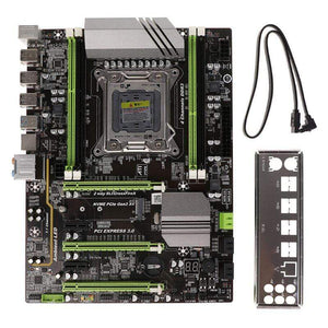 Planet Gates 1pc X79 Turbo moederbord LGA2011 ATX USB3.0 SATA3 PCI-E NVME M.2 SSD ondersteuning REG ECC geheugen en Xeon E5 processor Newest