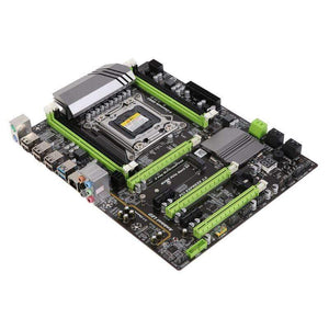 Planet Gates 1pc X79 Turbo moederbord LGA2011 ATX USB3.0 SATA3 PCI-E NVME M.2 SSD ondersteuning REG ECC geheugen en Xeon E5 processor Newest