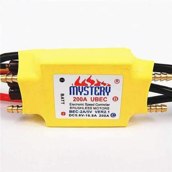 Planet Gates 1pcs 2-7S 30A/50A/80A/100A/200A ESC 5V/3A 5V/5A UBEC Brushless Speed Controller ESC For RC Boat UBEC 200A/S