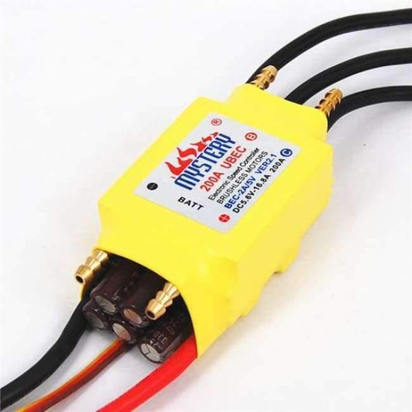 Planet Gates 1pcs 2-7S 30A/50A/80A/100A/200A ESC 5V/3A 5V/5A UBEC Brushless Speed Controller ESC For RC Boat UBEC 200A/S