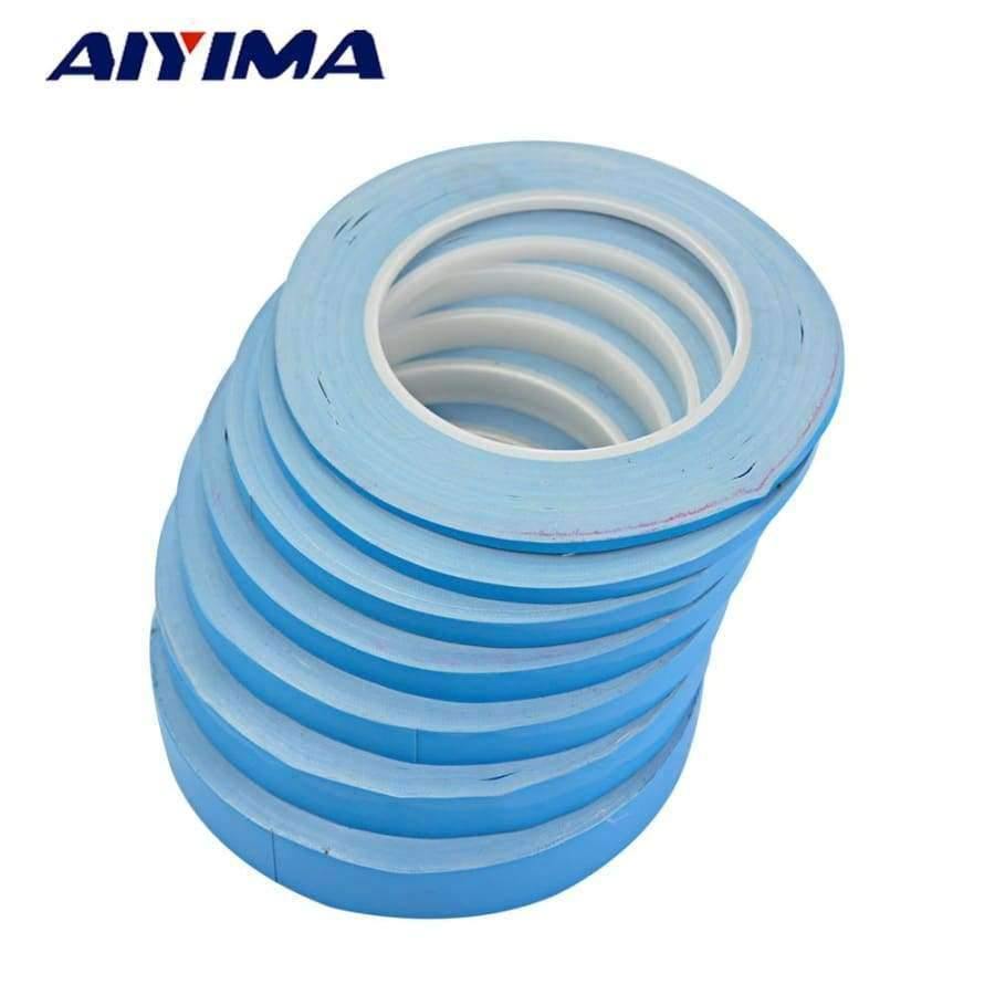 Planet Gates 1Pcs 25M*0.2mm Double-sided Thermal Adhesive Tape Thermally Conductive For LED CPU Heatsink 2-20MM