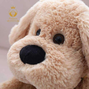 Planet Gates 1PCS 28CM Electrical Peek A Boo Dog Plush Stuffed Animals Singing Baby Music Toys Ears Flaping Move Interactive Doll Kids Gifts