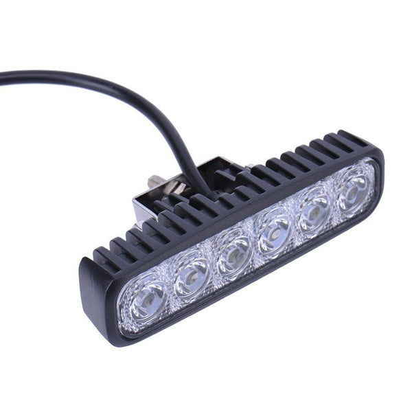 Planet Gates 1PCS 2PCS 6LEDs 12V 18W LED Working Lights Car Daytime Running Light FloodLight Fog Lamp Waterproof White Car Light