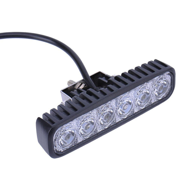 Planet Gates 1PCS 2PCS 6LEDs 12V 18W LED Working Lights Car Daytime Running Light FloodLight Fog Lamp Waterproof White Car Light