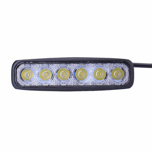 Planet Gates 1PCS 2PCS 6LEDs 12V 18W LED Working Lights Car Daytime Running Light FloodLight Fog Lamp Waterproof White Car Light