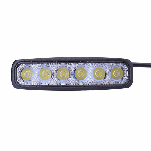 Planet Gates 1PCS 2PCS 6LEDs 12V 18W LED Working Lights Car Daytime Running Light FloodLight Fog Lamp Waterproof White Car Light