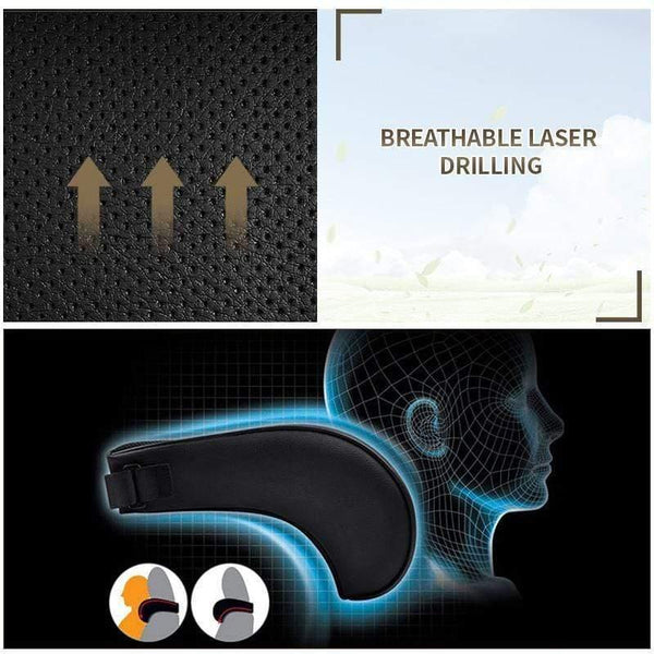 Planet Gates 1Pcs 3 Colors PU Leather Auto Car Neck Pillow Memory Foam Pillows Neck Rest Seat Headrest Cushion Pad High Quality