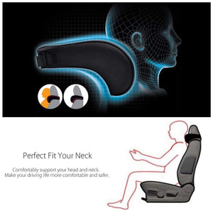 Planet Gates 1Pcs 3 Colors PU Leather Auto Car Neck Pillow Memory Foam Pillows Neck Rest Seat Headrest Cushion Pad High Quality