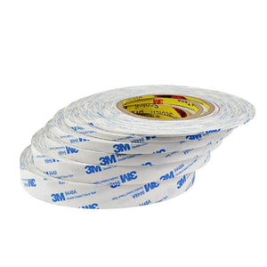 Planet Gates 1Pcs 3M 9448A 3M Double Sided Tape For Repair Cellphone Strong Acrylic Adhesive Film 50m Length 3-20mm Wide
