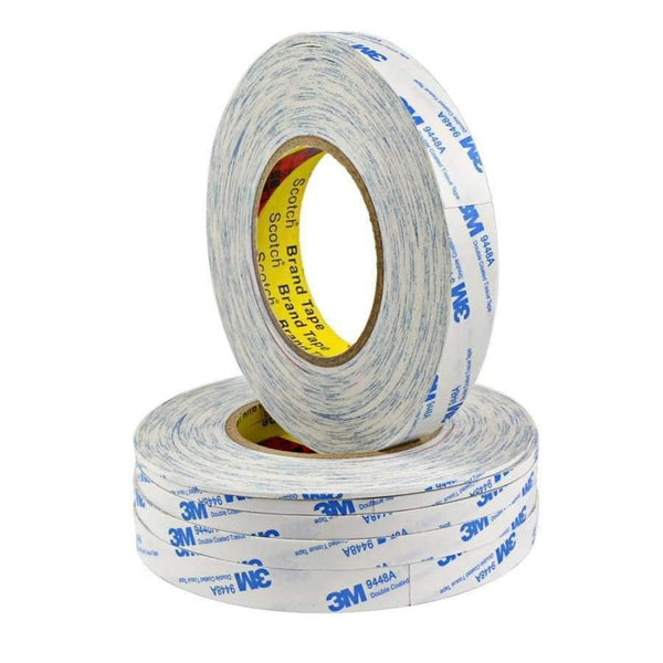 Planet Gates 1Pcs 3M 9448A 3M Double Sided Tape For Repair Cellphone Strong Acrylic Adhesive Film 50m Length 3-20mm Wide