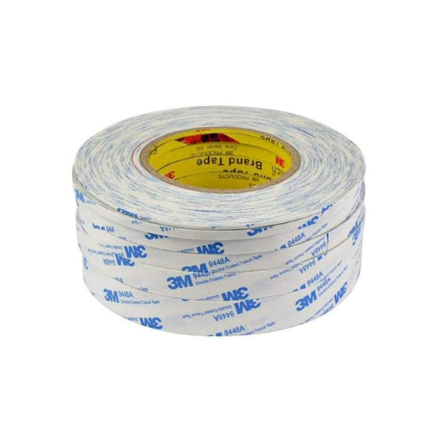 Planet Gates 1Pcs 3M 9448A 3M Double Sided Tape For Repair Cellphone Strong Acrylic Adhesive Film 50m Length 3-20mm Wide