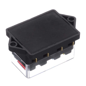 Planet Gates 1pcs 4 Way Fuse Box DC 12V 24V 40A Circuit Car Trailer Auto Blade Fuse Box Block Holder ATC ATO Fuse Holder with 4 Fuse