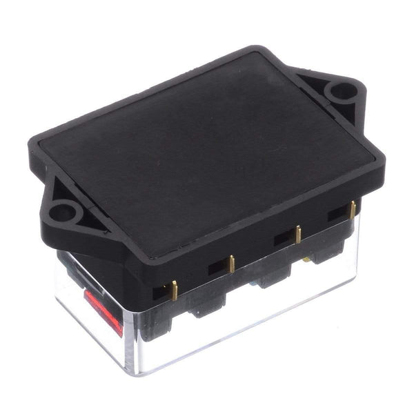 Planet Gates 1pcs 4 Way Fuse Box DC 12V 24V 40A Circuit Car Trailer Auto Blade Fuse Box Block Holder ATC ATO Fuse Holder with 4 Fuse