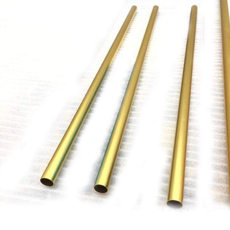 1Pcs 4mm-14mm Inside Diameter Custom Made Oxidation Aluminum Tube Hollow Pipe Duct Vessel 300mm L 15mm OD Yellow