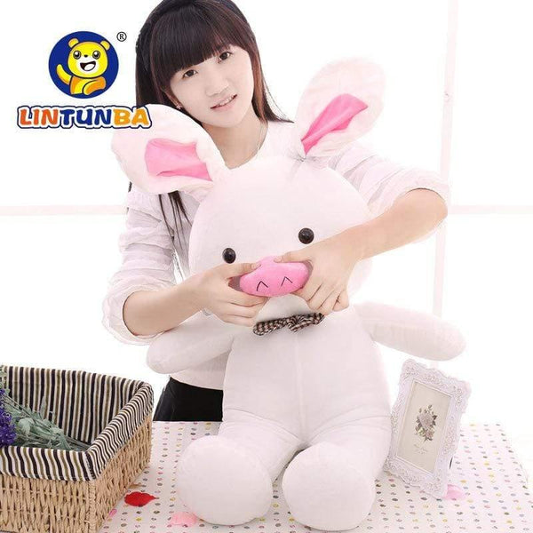 1pcs 50cm < Turned Out To Be A Handsome Man > Pig Rabbit Plush Toy Cuddly Doll Animal Pillow To Give Gifts (see Below White)