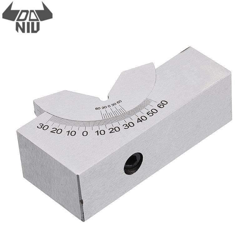 1Pcs Adjustable Angle Gauge V-block Angle Grinder KP25 0-60 Degree Precision-Angle Plate Block for Measuring Tools