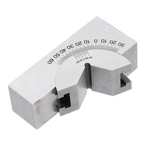 1Pcs Adjustable Angle Gauge V-block Angle Grinder KP25 0-60 Degree Precision-Angle Plate Block for Measuring Tools