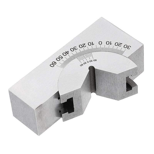1Pcs Adjustable Angle Gauge V-block Angle Grinder KP25 0-60 Degree Precision-Angle Plate Block for Measuring Tools
