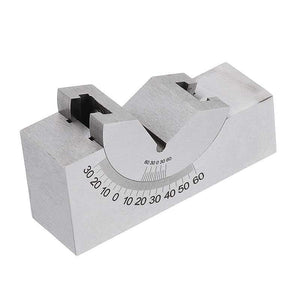 1Pcs Adjustable Angle Gauge V-block Angle Grinder KP25 0-60 Degree Precision-Angle Plate Block for Measuring Tools