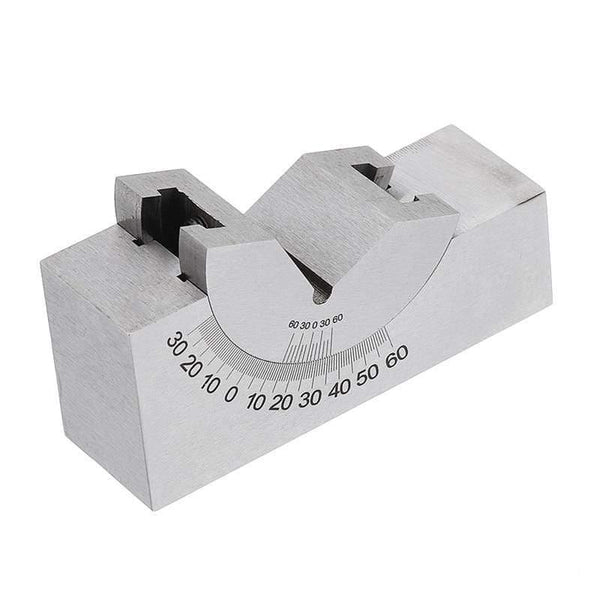 1Pcs Adjustable Angle Gauge V-block Angle Grinder KP25 0-60 Degree Precision-Angle Plate Block for Measuring Tools