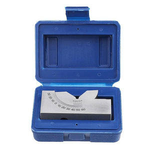 1Pcs Adjustable Angle Gauge V-block Angle Grinder KP25 0-60 Degree Precision-Angle Plate Block for Measuring Tools
