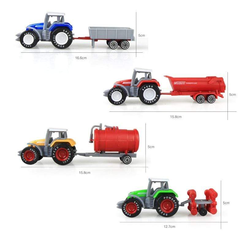 Planet Gates 1PCS Alloy Engineering Car Model Tractor Toy Vehicles Farmer Vehicle belt Boy Toy Car Model Gift For Children  kids toys boys