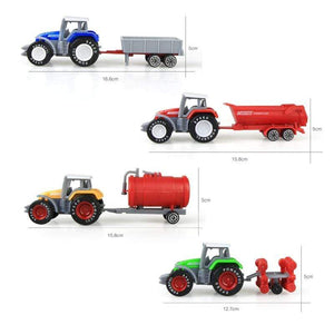 Planet Gates 1PCS Alloy Engineering Car Model Tractor Toy Vehicles Farmer Vehicle belt Boy Toy Car Model Gift For Children  kids toys boys