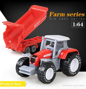 Planet Gates 1PCS Alloy Engineering Car Model Tractor Toy Vehicles Farmer Vehicle belt Boy Toy Car Model Gift For Children  kids toys boys