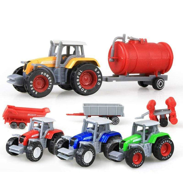 Planet Gates 1PCS Alloy Engineering Car Model Tractor Toy Vehicles Farmer Vehicle belt Boy Toy Car Model Gift For Children  kids toys boys