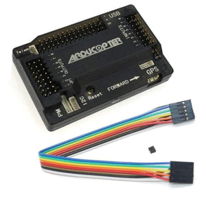 Planet Gates 1pcs APM2.8 APM 2.8 Multicopter Flight Controller 2.5 2.6 Upgraded Built-in Compass Straight pin with Case for RC Quadcopter