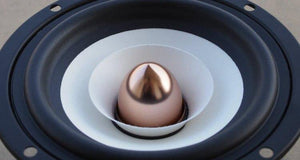 1PCS Audio Labs 4inch Full Frequency Speaker Driver Unit Magnetism Shielded White Paper Cone Aluminum Bullet 4/8ohm Option 25W