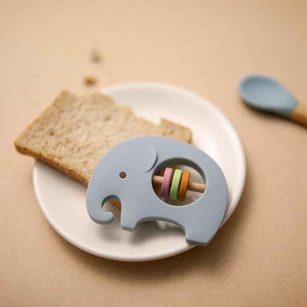 Planet Gates 1PCS Baby Silicone Rattle Koala Toys Baby Teether Play Gym Montessori Food Grade Stroller Bed Bell Pacifier Educational Baby Ite