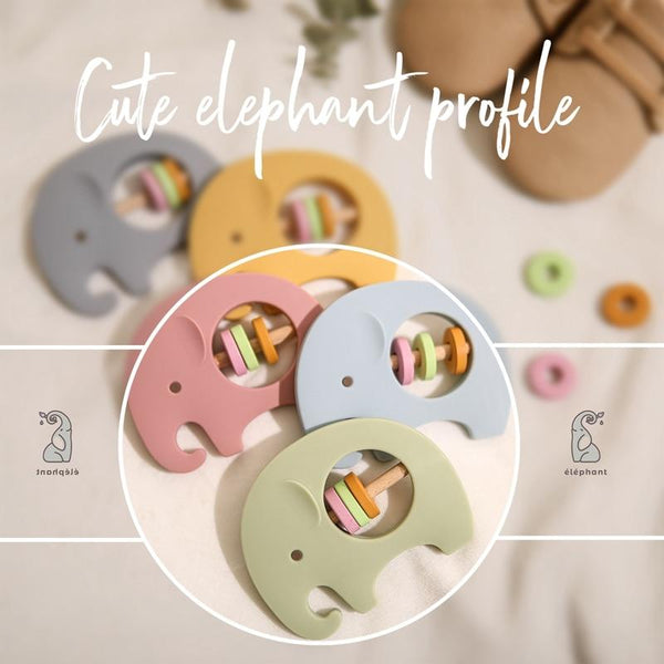 Planet Gates 1PCS Baby Silicone Rattle Koala Toys Baby Teether Play Gym Montessori Food Grade Stroller Bed Bell Pacifier Educational Baby Ite