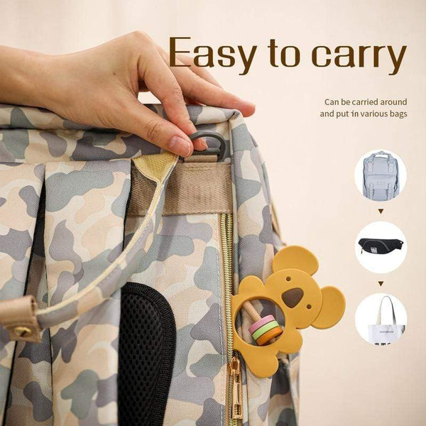 Planet Gates 1PCS Baby Silicone Rattle Koala Toys Baby Teether Play Gym Montessori Food Grade Stroller Bed Bell Pacifier Educational Baby Ite