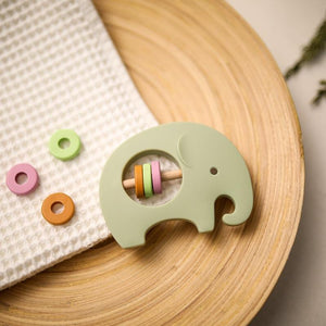 Planet Gates 1PCS Baby Silicone Rattle Koala Toys Baby Teether Play Gym Montessori Food Grade Stroller Bed Bell Pacifier Educational Baby Ite