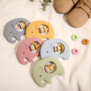 Planet Gates 1PCS Baby Silicone Rattle Koala Toys Baby Teether Play Gym Montessori Food Grade Stroller Bed Bell Pacifier Educational Baby Ite