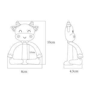 Planet Gates 1Pcs Baby Teething Toys Cute Cartoon Teeth Biting Toy Food Grade Silicone Infant Supplies Teether Holders Baby Pacifier Teethers