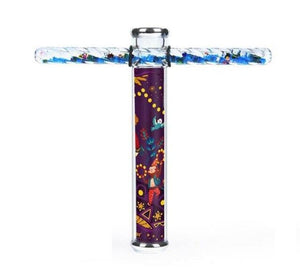 Planet Gates 1PCS BLUE Kaleidoscope Classic Toys Quicksand Glitter Wand Kaleidoscope Baby Toy Funny Light Shadow Science Educational Toys For Children