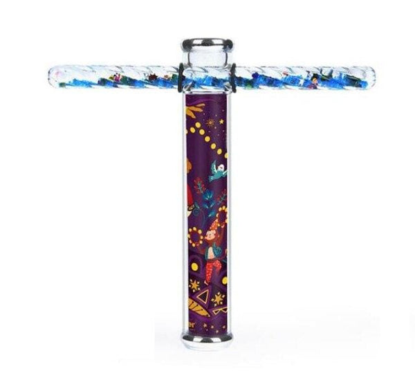 Planet Gates 1PCS BLUE Kaleidoscope Classic Toys Quicksand Glitter Wand Kaleidoscope Baby Toy Funny Light Shadow Science Educational Toys For Children