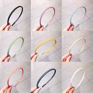 1PCs Candy Color Headband Head Buckle Wide Section Headband Plastic Teeth Hair Band Hoop Women Girls Hair Accessories Headwear