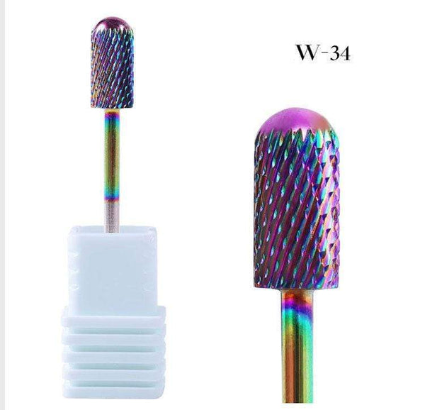 Planet Gates 1pcs Carbide Tungsten Cutter Nail Bit Wearproof Manicure Polishing Clean Cuticle Polishing Tools for Manicure Drill