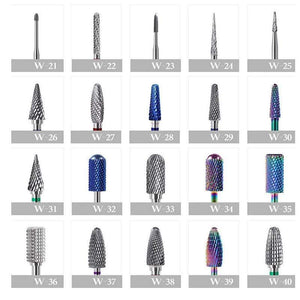 Planet Gates 1pcs Carbide Tungsten Cutter Nail Bit Wearproof Manicure Polishing Clean Cuticle Polishing Tools for Manicure Drill