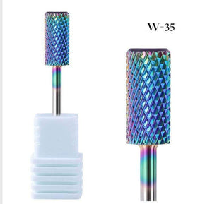 Planet Gates 1pcs Carbide Tungsten Cutter Nail Bit Wearproof Manicure Polishing Clean Cuticle Polishing Tools for Manicure Drill