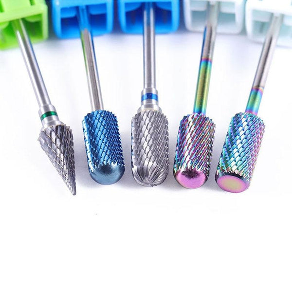 Planet Gates 1pcs Carbide Tungsten Cutter Nail Bit Wearproof Manicure Polishing Clean Cuticle Polishing Tools for Manicure Drill