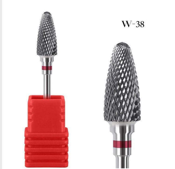 Planet Gates 1pcs Carbide Tungsten Cutter Nail Bit Wearproof Manicure Polishing Clean Cuticle Polishing Tools for Manicure Drill
