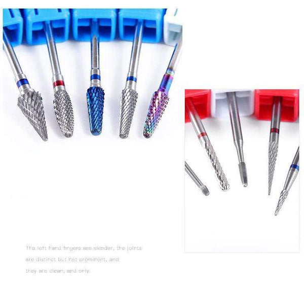 Planet Gates 1pcs Carbide Tungsten Cutter Nail Bit Wearproof Manicure Polishing Clean Cuticle Polishing Tools for Manicure Drill