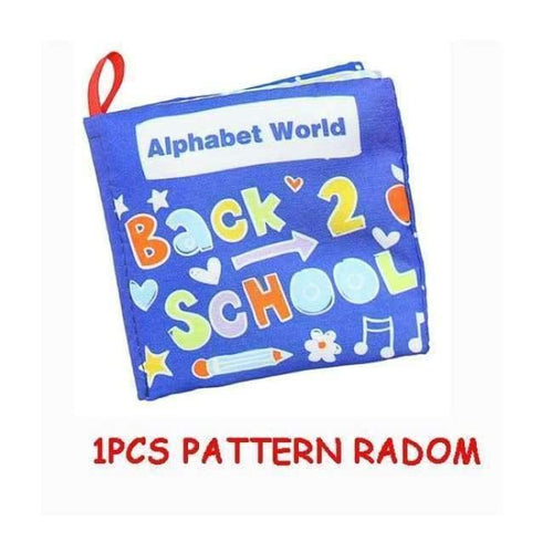 Planet Gates 1PCS Cartoon Soft Cloth Book Cute Fruit Style Baby Toys Infant Kids Early Education Learning Education Unfolding Activity Books