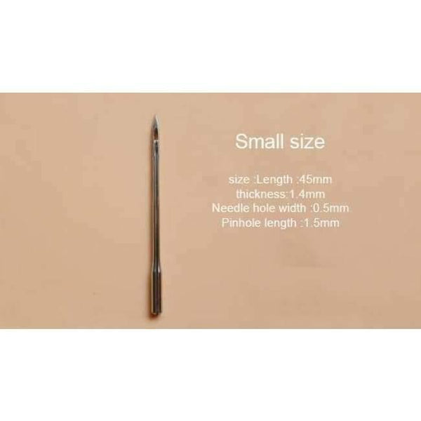 Planet Gates 1PCS Carving Wax Line  Wooden Handle Sewing Awl Stitcher Leather Canvas Tent Sewing Needle Craft DIY hand-stitched Leather Tools