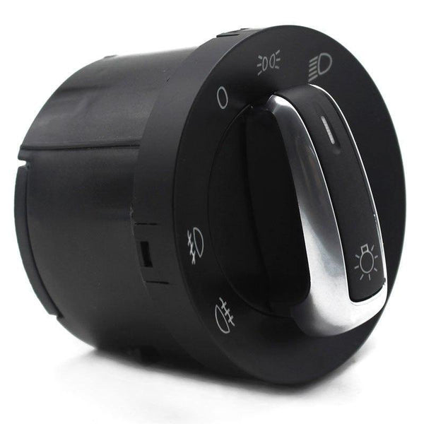 Planet Gates 1PCS Chrome Headlight Switch Auto Replacement Parts For VW Golf 5 6 GTI Mk5 Mk6 Jetta 5 Passat B6 Touran Tiguan